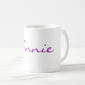 "Nonnie"のコーヒー・マグ コーヒーマグカップ (正面右)