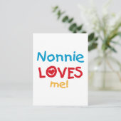 Nonnie Loves Me Tシャツとギフト ポストカード (スタンド正面)