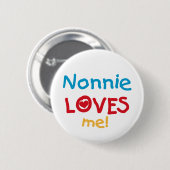 Nonnie Loves Me Tシャツとギフト 缶バッジ (正面&裏面)