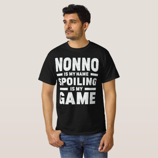 Nonnoは私の名前を台無しは私のゲームのおじいちゃんギフト Tシャツ (正面フル)