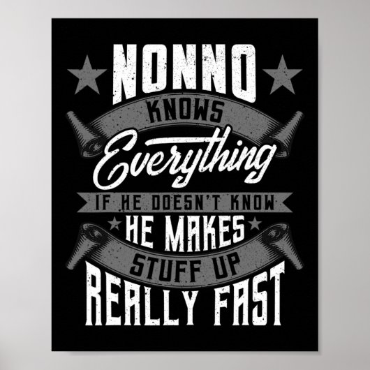 NonnoはNonnoの父おもしろいの日のGifすべてを知っている ポスター (正面)