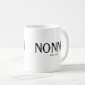 Nonno設立年 コーヒーマグカップ (正面右)