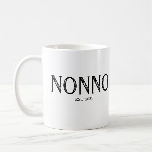 Nonno設立年 コーヒーマグカップ (左)