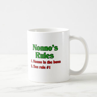 Nonno (イタリアンな祖父)の規則 コーヒーマグカップ
