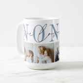 Nonno We Love You 4 Photo Collage コーヒーマグカップ (正面左)