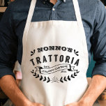 Nonno's Trattoria Italian Grandpa Kitchen スタンダードエプロン<br><div class="desc">Perfetto! Wow the Italian chef or home cook in your life with this unique gift. Our personalized logo apron will help keep Nonno's secret marinara recipe off clothes, and send you straight to the top of the best gifts list. Apron features "Nonno's Trattoria, Authentic Italian Cuisine, since [year]" in vintage-style...</div>