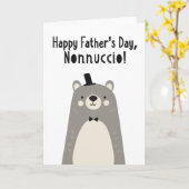 Nonnucioの父のデイカード カード (黄色い花)