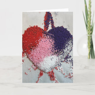 Nonpareil Heart Blank Note Card サンキューカード