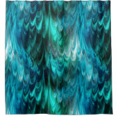 nonpareil kelpie teal : シャワーカーテン (正面)