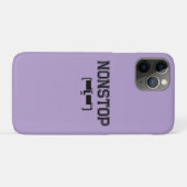 NONSTOP Gym Motivation Hoodie T-Shirt Case-Mate iPhoneケース (裏面(横))