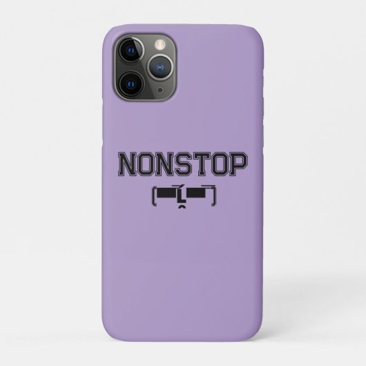 NONSTOP Gym Motivation Hoodie T-Shirt Case-Mate iPhoneケース (裏)