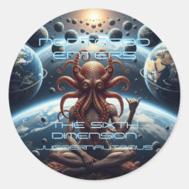 Nontopod Enters the Sixth Dimension Sticker ラウンドシール