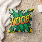 NOOBおもしろいクールモダン漫画本画ポップ・アートの画 クッション (ブランケット)