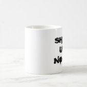 NOOBのコーヒー・マグを締めて下さい コーヒーマグカップ (中央)