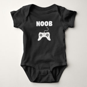 Noobのビデオゲームのコントローラー ベビーボディスーツ