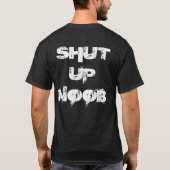 NOOBのワイシャツを締めて下さい Tシャツ (裏面)