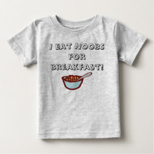 NOOBの食べる人 ベビーTシャツ