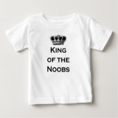 noobsの王 ベビーTシャツ (正面)