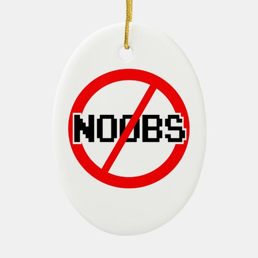 NOOBS無し-オタクかhacker/pc/code猿 セラミックオーナメント (正面)