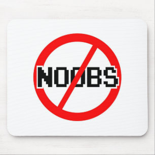 NOOBS無し-オタクかhacker/pc/code猿 マウスパッド