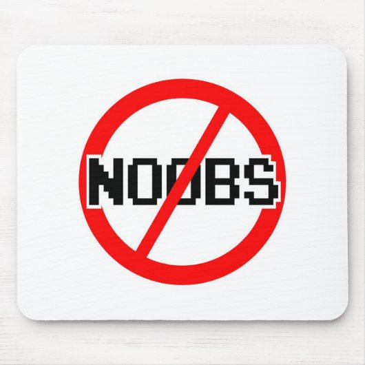 NOOBS無し-オタクかhacker/pc/code猿 マウスパッド (正面)