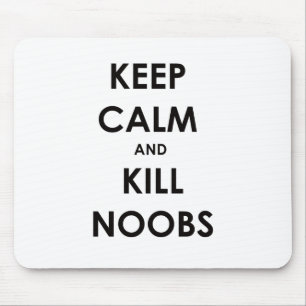 Noobs穏やか、殺害保って下さい マウスパッド