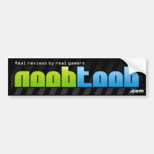 noobtoobのバンパーステッカー(実質のゲーマー) バンパーステッカー