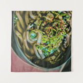 Noodle lover design タペストリー (正面(横))