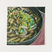 Noodle lover design タペストリー (正面)
