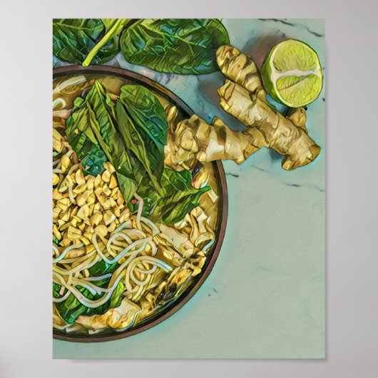 Noodle lover gift ポスター (正面)