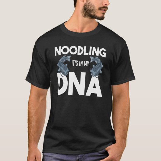 Noodling Catfish Fishing Flathead Catfishing Noodl Tシャツ (正面)