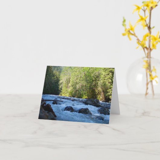 Nooksackの川 カード (黄色い花)