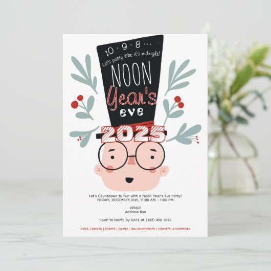 Noon Year's Eve Countdown To Noon Party 招待状 (スタンド正面)