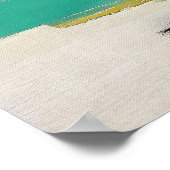 Noontide Vibrance – Abstract Figures ポスター (角)