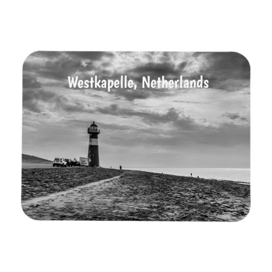 Noorderhooft Light house, Westkapelle,オランダ マグネット (横)