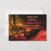 NooseとGravity結び目結婚だ セーブザデート (裏面)