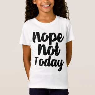 Nopeの今日女性のTシャツのデザイン Tシャツ