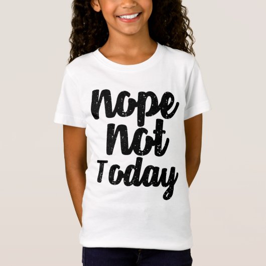 Nopeの今日女性のTシャツのデザイン Tシャツ (正面)