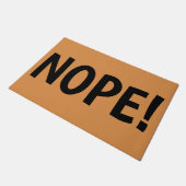 NOPEの巨大な手紙のおもしろいの失礼なことわざ ドアマット (アングル)