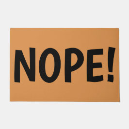 NOPEの巨大な手紙のおもしろいの失礼なことわざ ドアマット