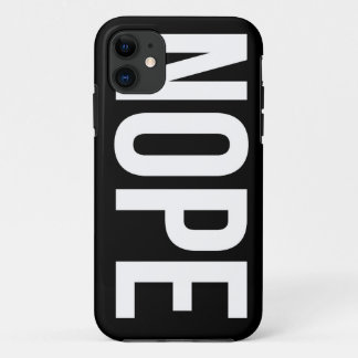 NopeのiPhone 5の場合 iPhone 11 ケース