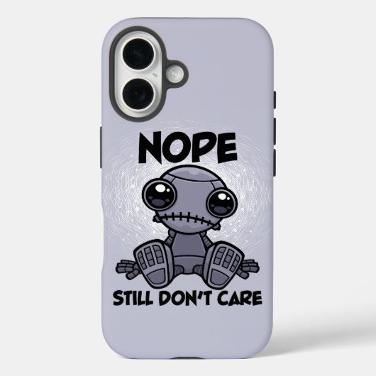 Nopeはまだ可愛い無気に料ロボット Case-Mate iPhoneケース (裏面)