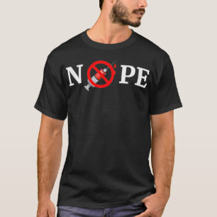 NOPEアンチワクチンのマンデートAntiva Tシャツ