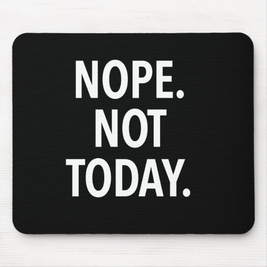 Nope今日 マウスパッド (正面)