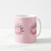 NOPE漫画音声バブルミームピおもしろいンク コーヒーマグカップ (正面右)