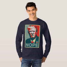 "Nope"アンチトランプシャツ Tシャツ