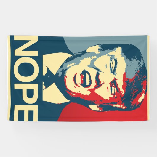 NOPE -アンチ切札ポスター-アンチ切札- 横断幕 (横)