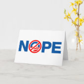 NOPE カード (黄色い花)