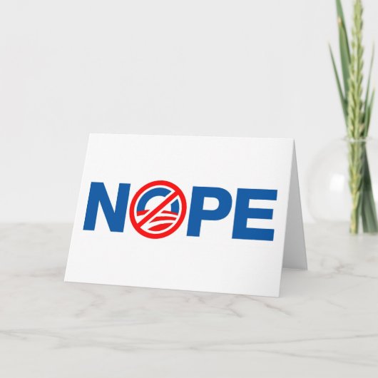 NOPE カード (正面)