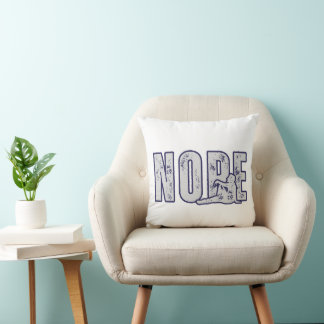 NOPE スロー枕 - ミニマルで面白いムードクッション クッション
